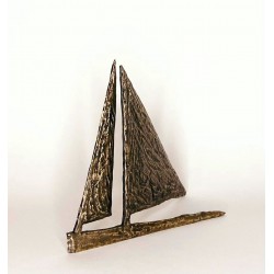 Voilier en bronze 16 cm