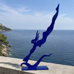 Plongeuse bleue